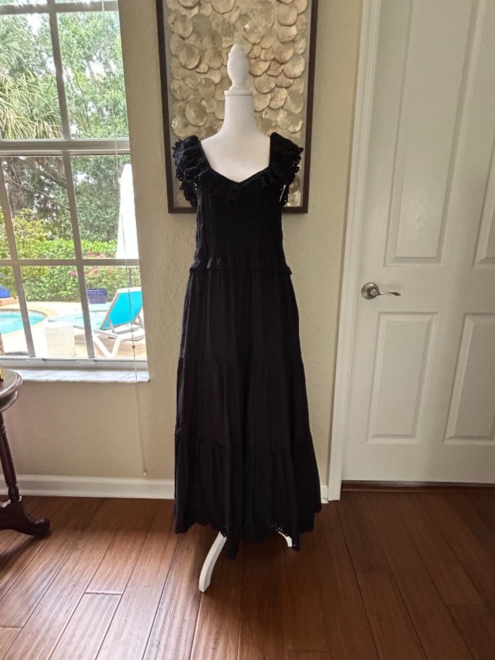 Madewell Madilynn Ruffle Neck Lucie Dress - Picture 4 of 9